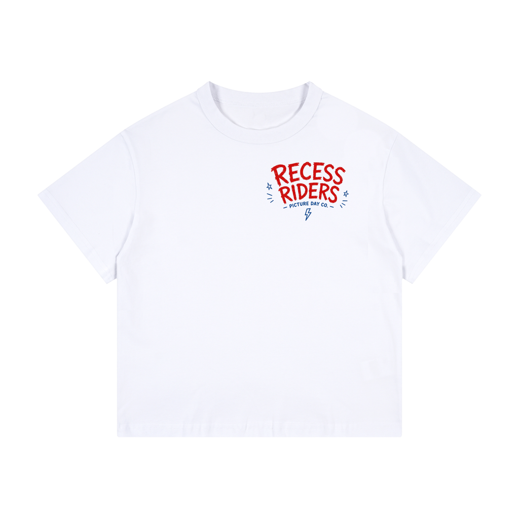 Recess Riders Tee | Heavyweight 100% Cotton Kids & Youth Graphic T-Shirt | Back To School Shirt