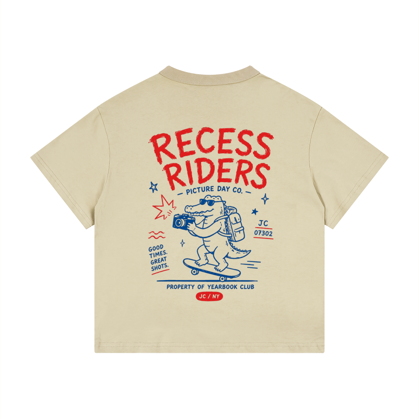 Recess Riders Tee | Heavyweight 100% Cotton Kids & Youth Graphic T-Shirt | Back To School Shirt